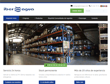 Tablet Screenshot of iberagua.com